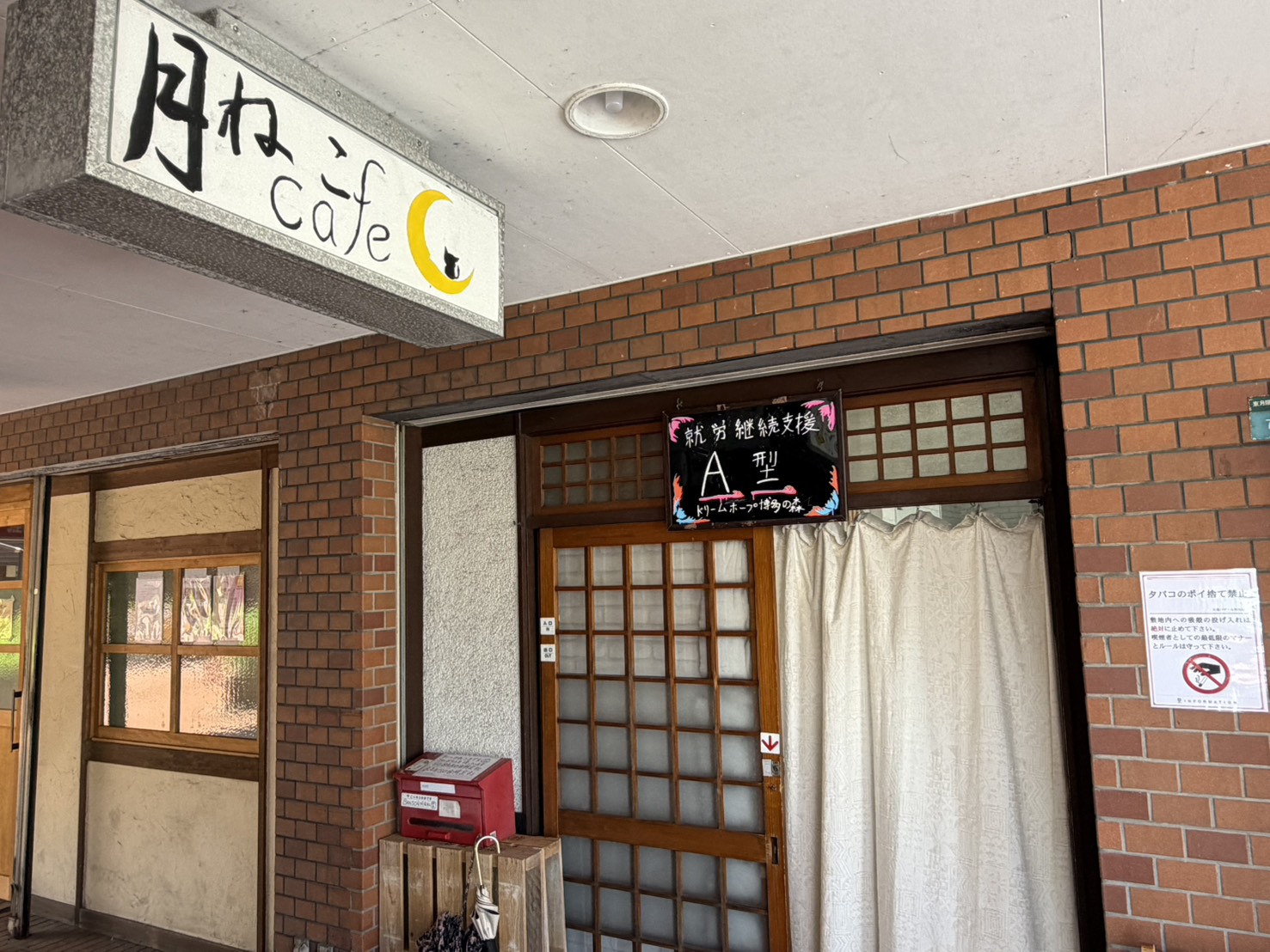 ドリームホープ博多月ねこカフェ入口！！